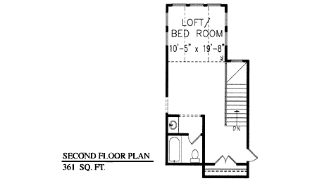 Plan 15845GE: Delightful Coastal Home Plan - Floor Plan - 2nd Floor - Coastal, Low Country, Southern