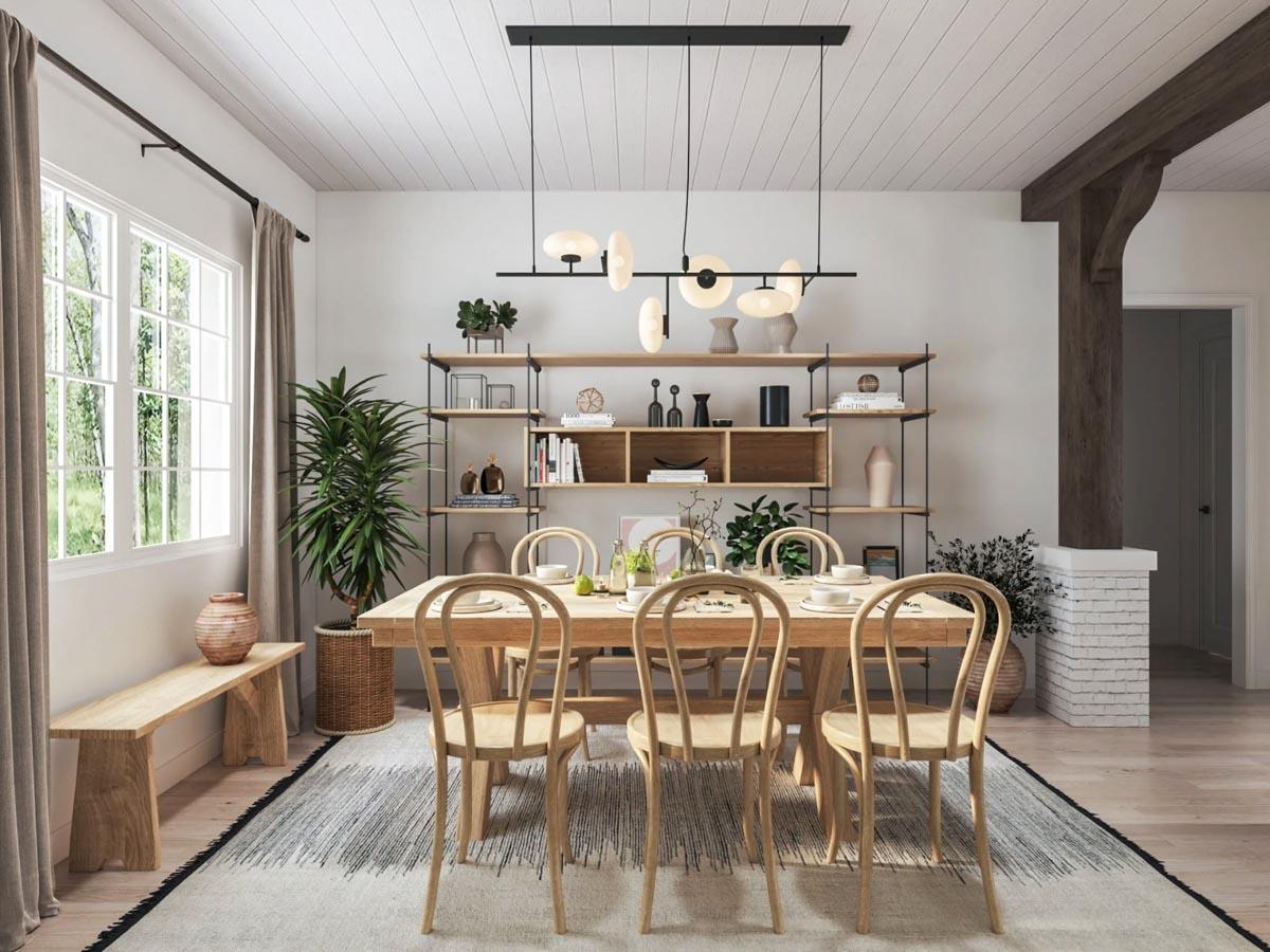 Plan 15853GE: One-Story House Plan with Flex Room and Vaulted Living Room - 1927 Sq Ft - Image #13 - Ranch, Traditional