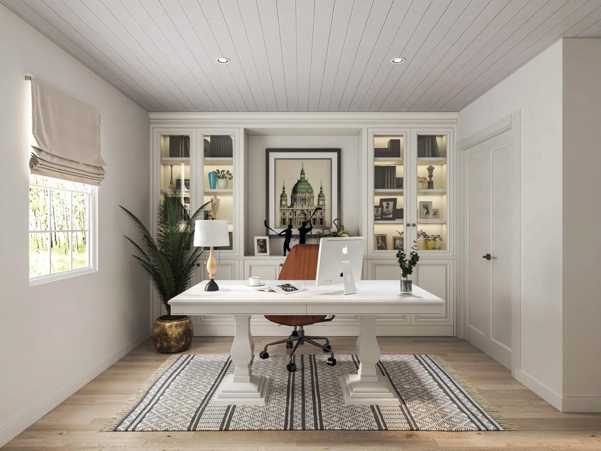 Plan 15853GE: One-Story House Plan with Flex Room and Vaulted Living Room - 1927 Sq Ft - Image #14 - Ranch, Traditional