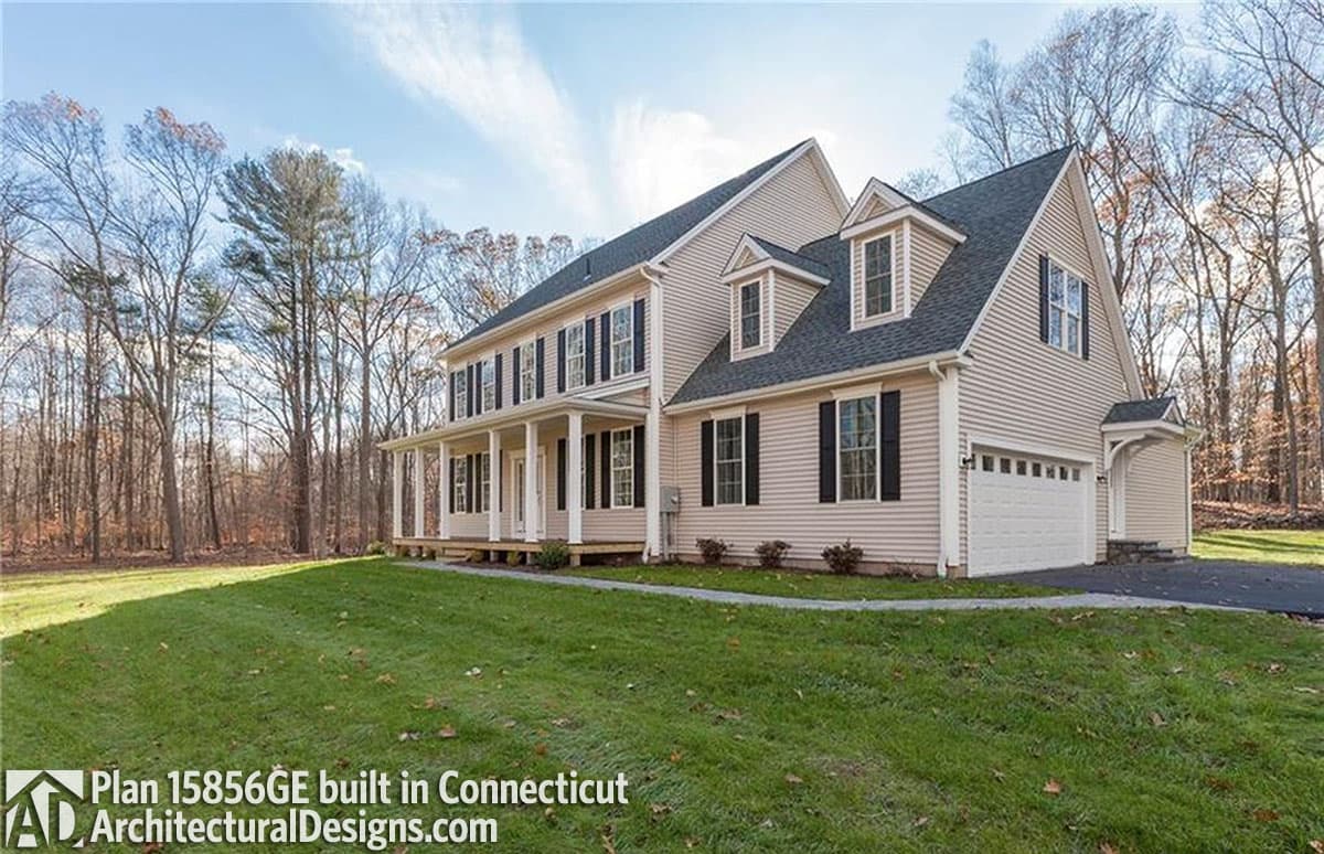 build gallery item - House Plan 15856GE Comes to Life in Connecticut!