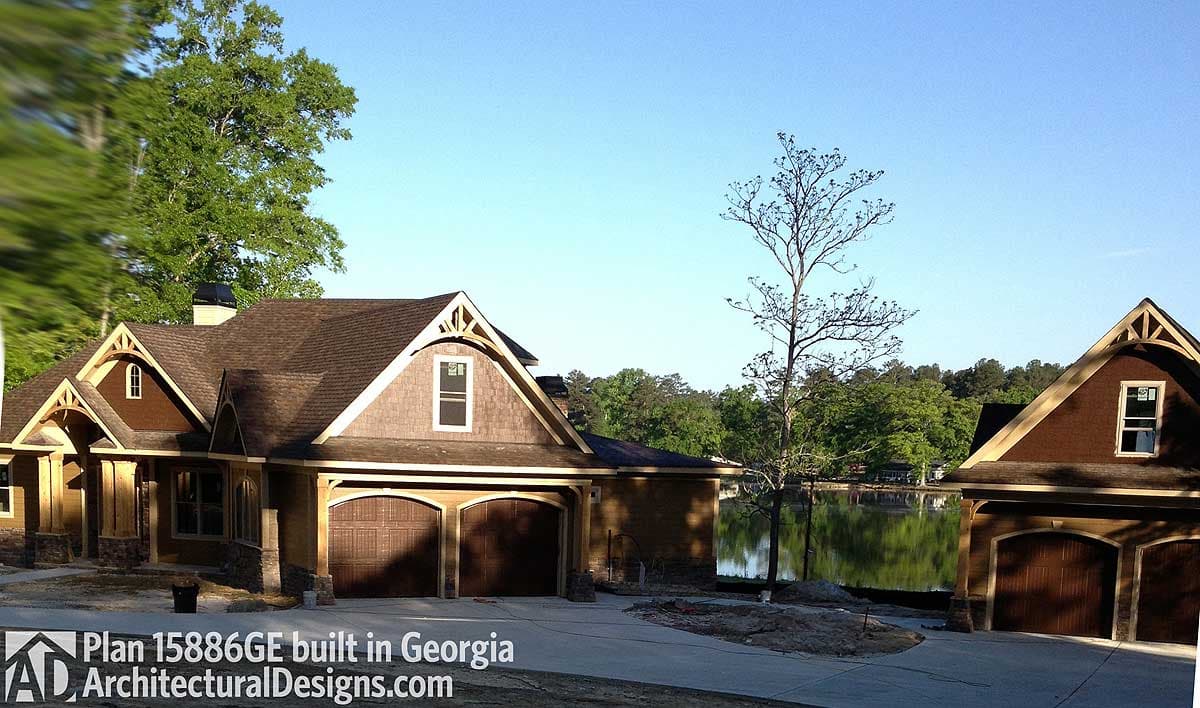 build gallery item - House plan 15886GE comes to life in Georgia