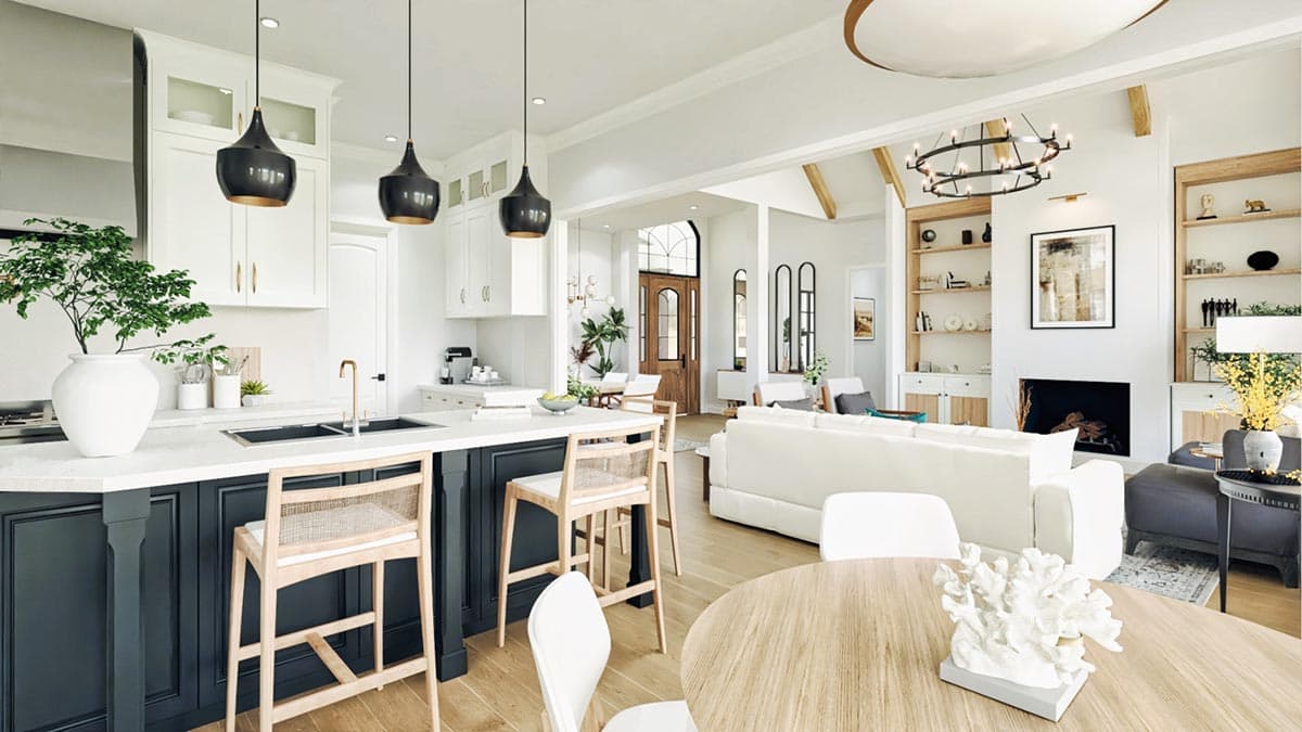 Plan 15886GE: Classic Hip Roofed Craftsman House Plan with Angled 2-Car Garage - 1729 Sq Ft - Image #13 - Craftsman, Mountain, Northwest, Ranch, Rustic