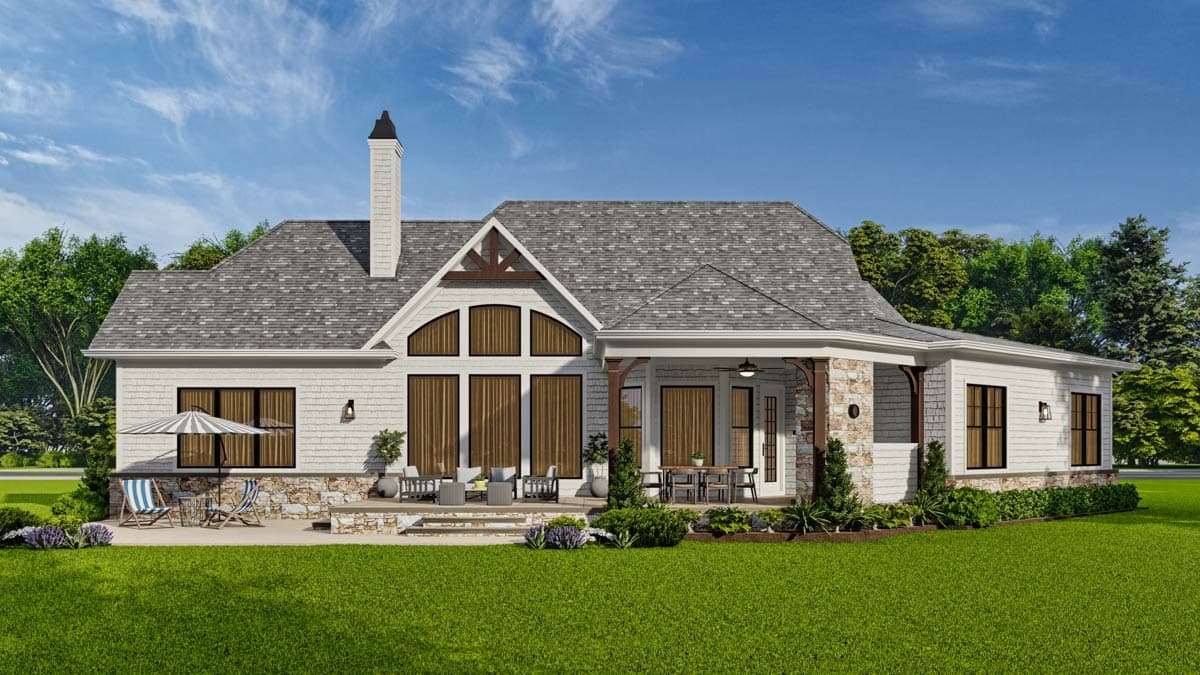 Plan 15888GE: Hip-Roofed Ranch Home Plan - Image #13 - Country, Craftsman, Mountain, Ranch, Rustic