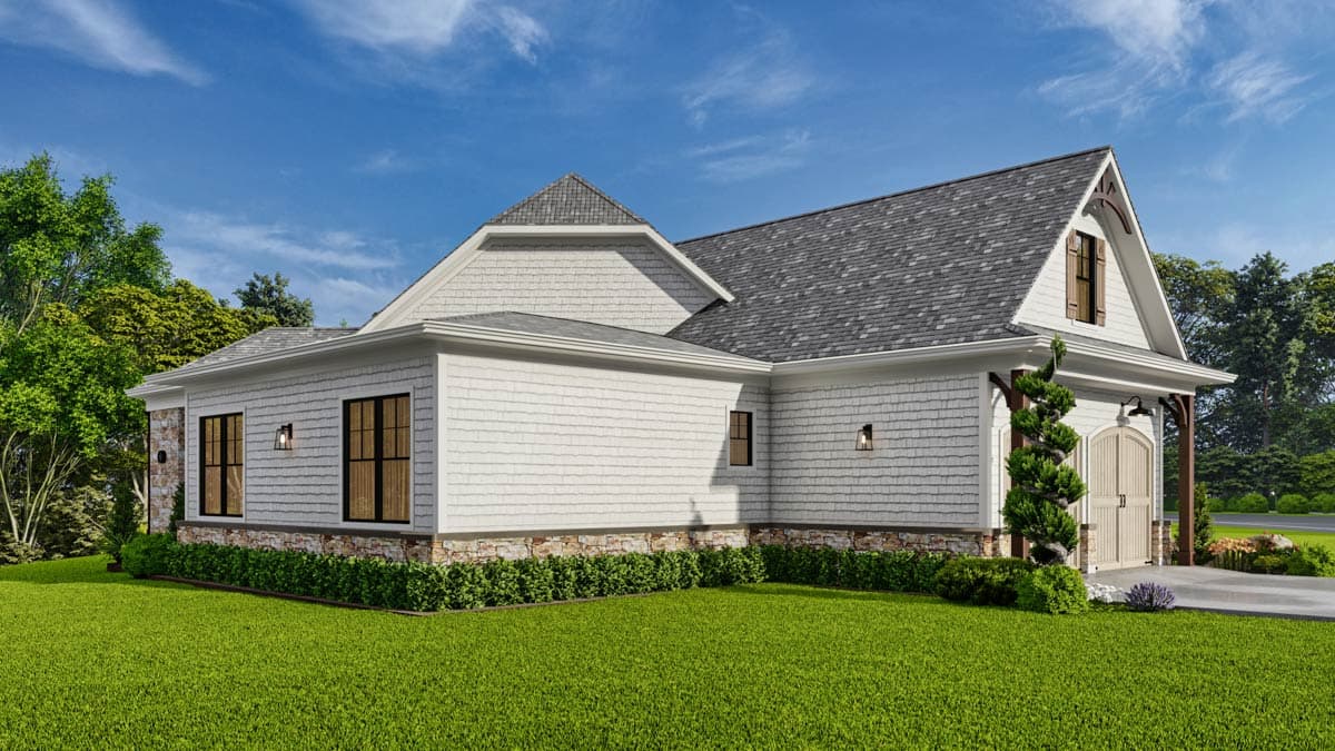 Plan 15888GE: Hip-Roofed Ranch Home Plan - Image #14 - Country, Craftsman, Mountain, Ranch, Rustic