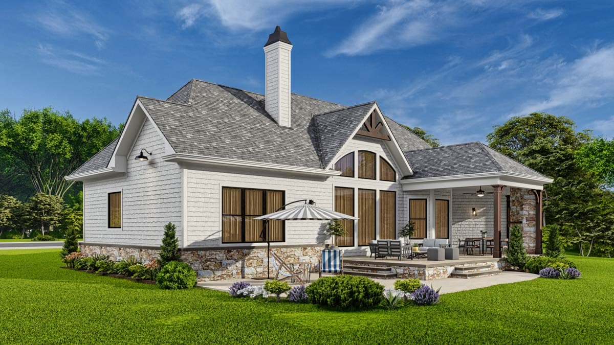 Plan 15888GE: Hip-Roofed Ranch Home Plan - Image #15 - Country, Craftsman, Mountain, Ranch, Rustic