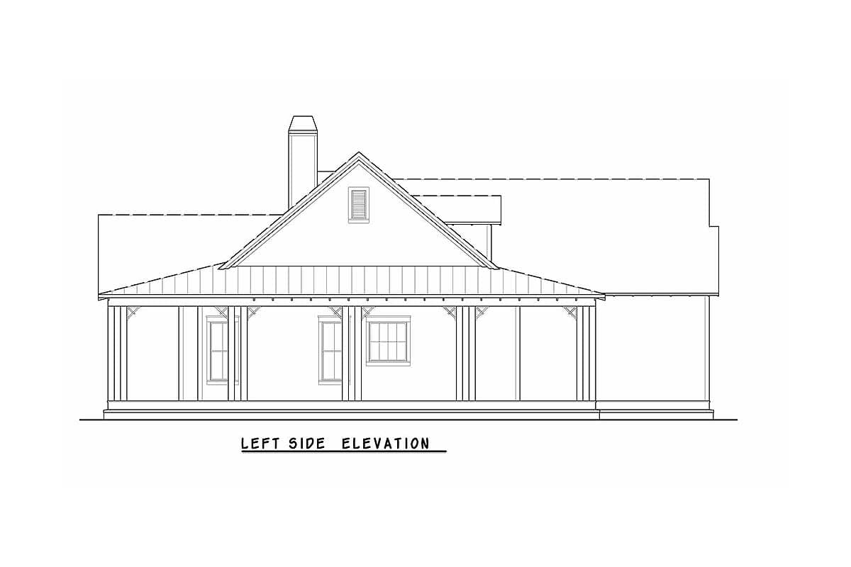 Plan 15889GE: 3-Bed Country House Plan with Wraparound Porch - 2069 Sq Ft - Image #16 - Country, Farmhouse, Modern Farmhouse, New American
