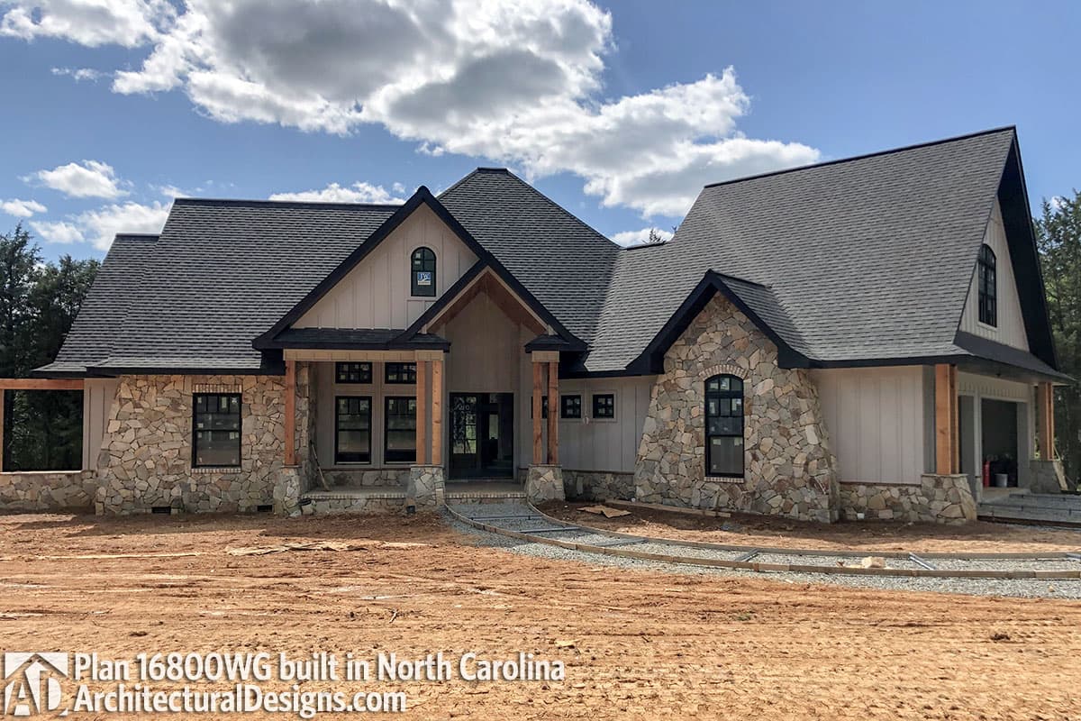 build gallery item - House Plan 16800WG comes to life in North Carolina Again!