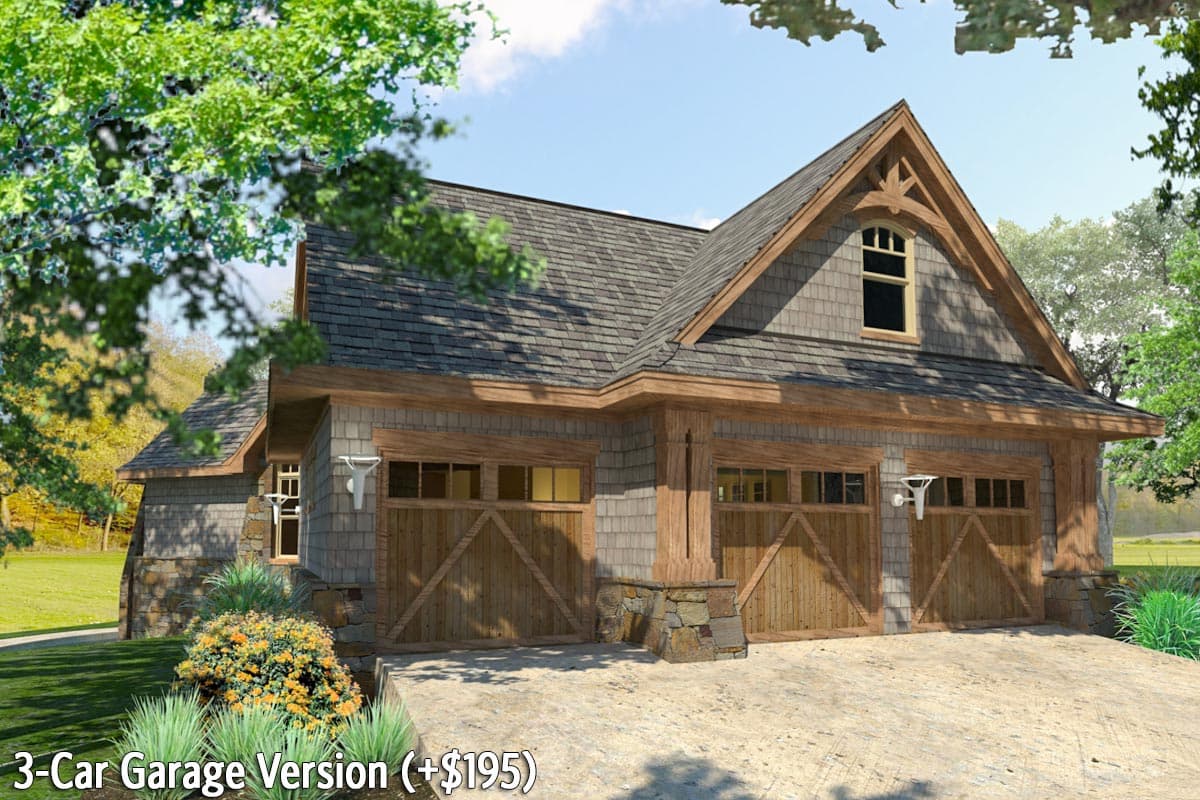 Plan 16800WG: Exciting Mountain House Plan Retreat - 2091 Sq Ft - Image #10 - Cottage, Craftsman, Mountain, Ranch, Rustic