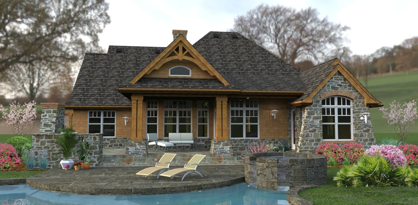 Plan 16800WG: Exciting Mountain House Plan Retreat - 2091 Sq Ft - Image #11 - Cottage, Craftsman, Mountain, Ranch, Rustic