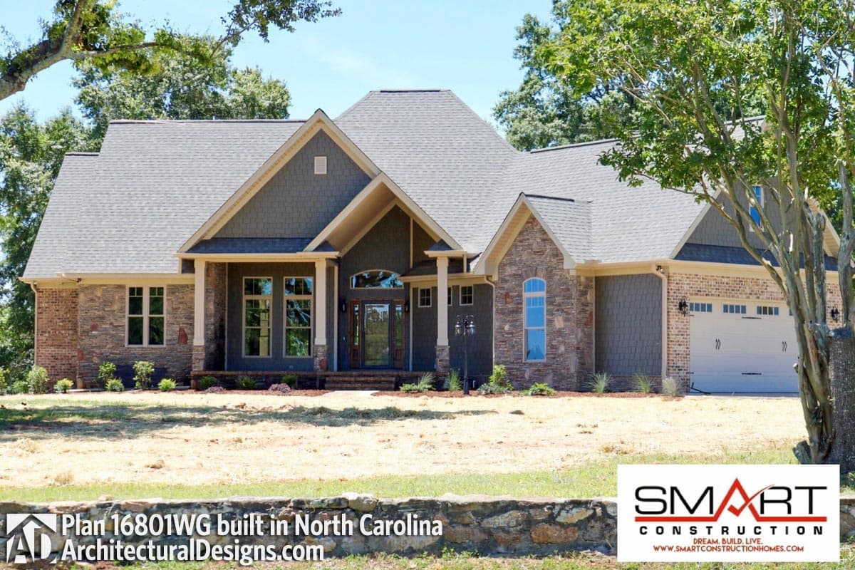 build gallery item - House Plan 16801WG comes to life in North Carolina