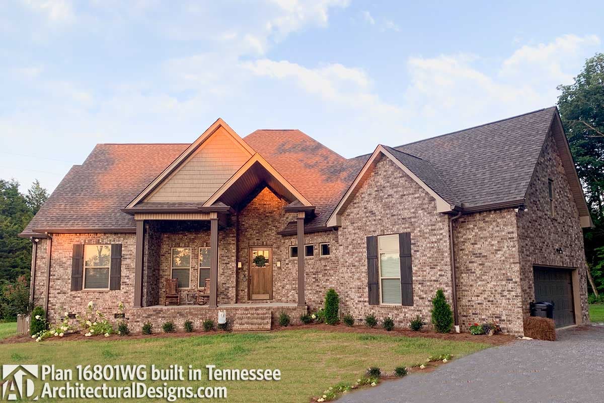 build gallery item - House Plan 16801WG comes to life in Tennessee
