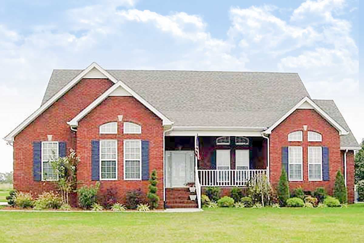 Plan 16802WG: Split Bedroom House Plan with Private Vaulted Master Suite - Image #8 - Cottage, Traditional