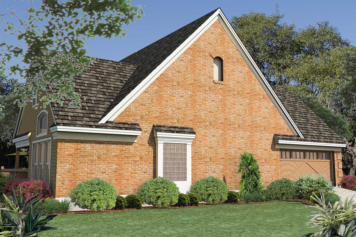 Plan 16802WG: Split Bedroom House Plan with Private Vaulted Master Suite - Image #6 - Cottage, Traditional