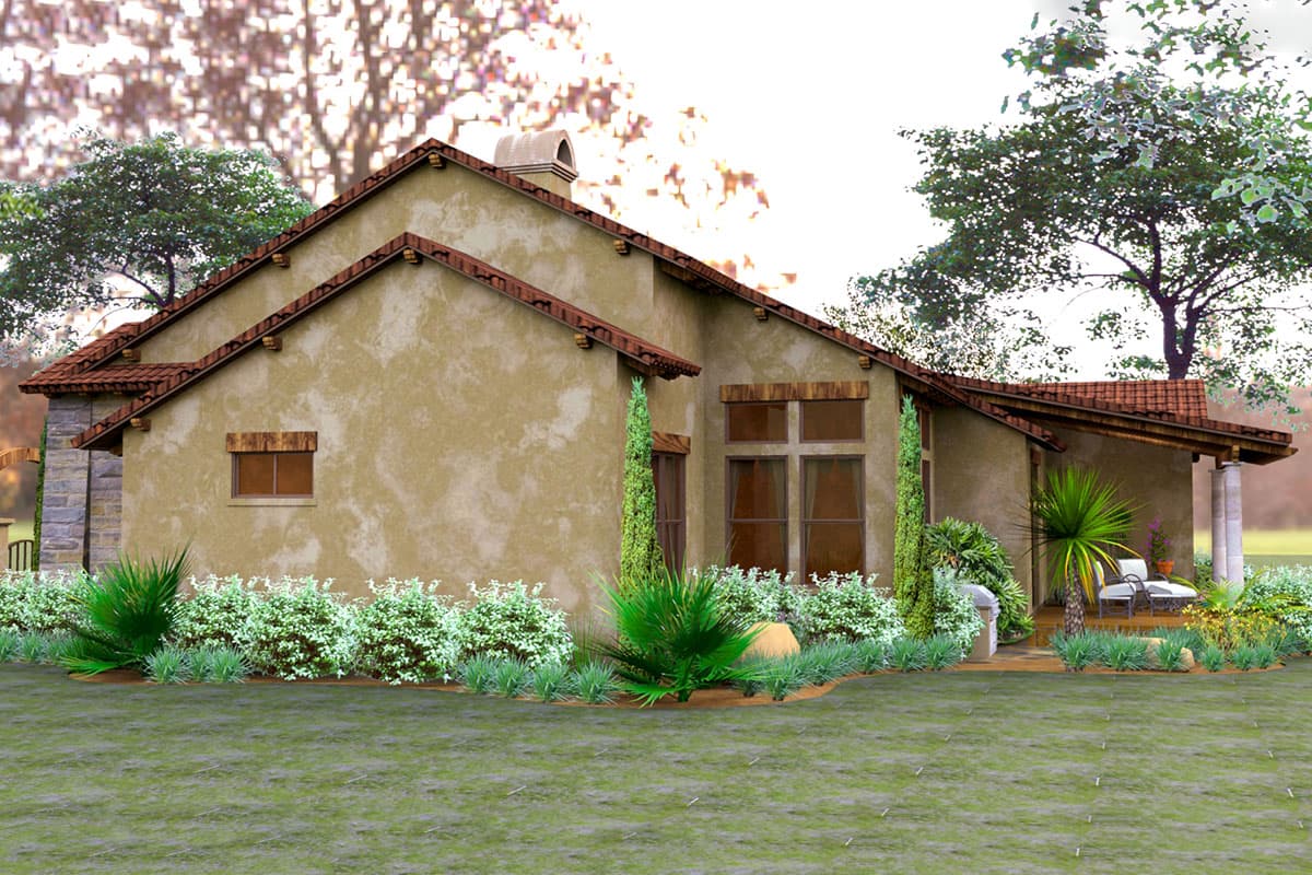 Plan 16803WG: Tuscan Delight with Arched Entry - Image #6 - Mediterranean, Ranch, Southwest, Spanish, Tuscan
