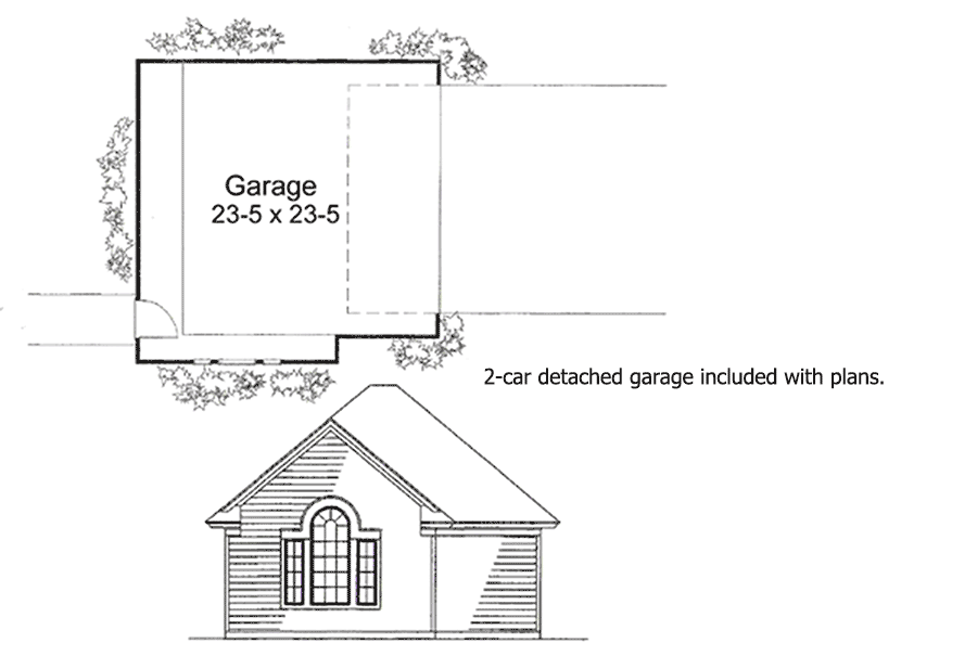 Plan 16804WG: Country Farmhouse with Wrap-around Porch - Floor Plan - Detached garage included with plans - Country, Farmhouse, Traditional