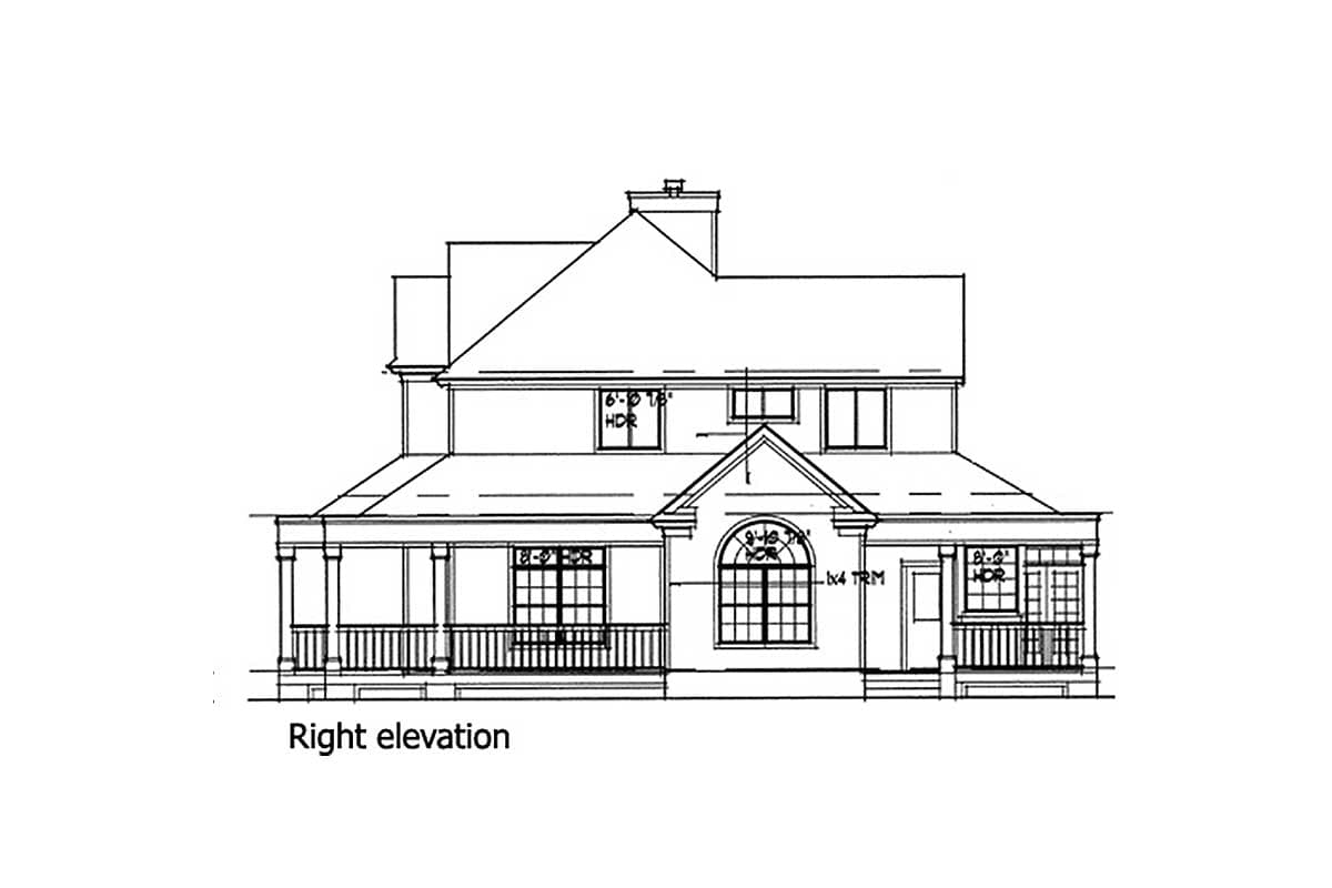 Plan 16804WG: Country Farmhouse with Wrap-around Porch - Image #5 - Country, Farmhouse, Traditional