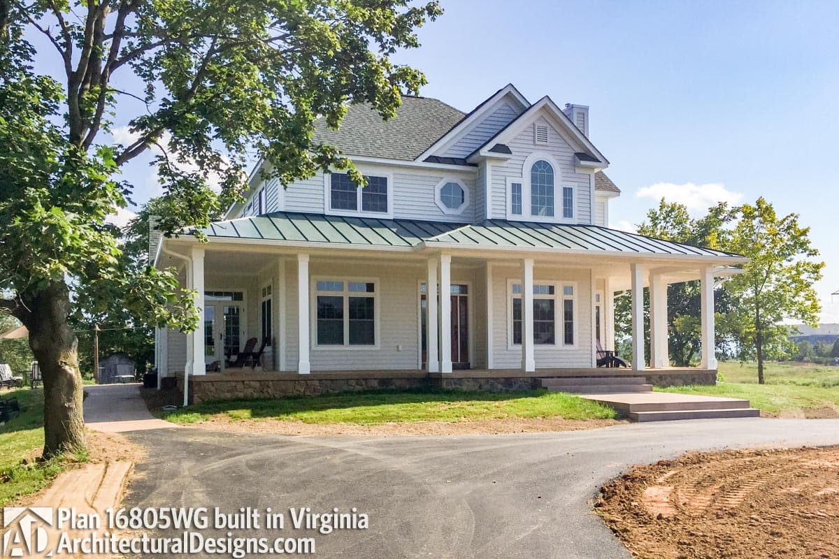 build gallery item - House Plan 16805WG Comes to Life in Virginia!