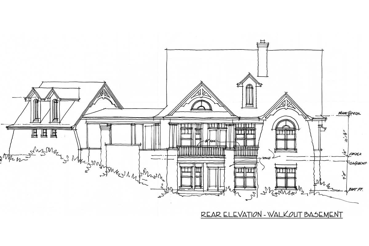 Plan 16807WG: Stone Cottage with Flexible Garage - Image #9 - Cottage, European, Mountain, Vacation