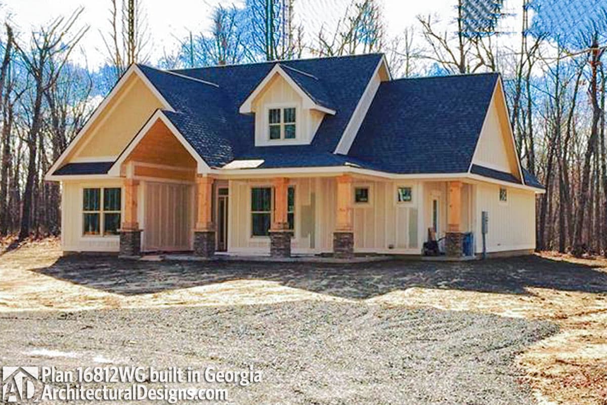 build gallery item - House Plan 16812WG comes to life in Georgia!