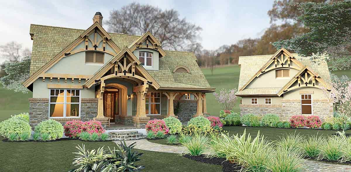 Plan 16812WG: Rustic Looking House Plan with Detached Garage and 2 Bonus Rooms - 1421 Sq Ft - Image #18 - Country, Craftsman, Mountain, Northwest, Vacation