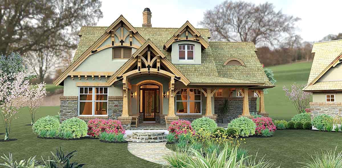 Plan 16812WG: Rustic Looking House Plan with Detached Garage and 2 Bonus Rooms - 1421 Sq Ft - Image #19 - Country, Craftsman, Mountain, Northwest, Vacation