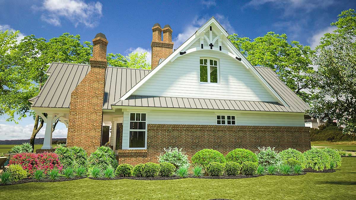 Plan 16812WG: Rustic Looking House Plan with Detached Garage and 2 Bonus Rooms - 1421 Sq Ft - Image #16 - Country, Craftsman, Mountain, Northwest, Vacation