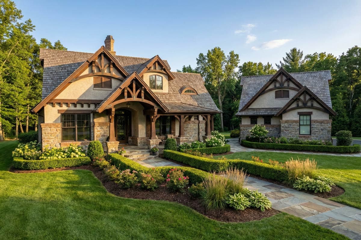 Plan 16812WG: Rustic Looking House Plan with Detached Garage and 2 Bonus Rooms - 1421 Sq Ft - Image #3 - Country, Craftsman, Mountain, Northwest, Vacation