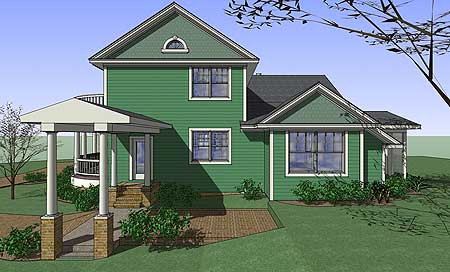 Plan 16844WG: Country Home Plan with Sunroom - Image #4 - Country, Farmhouse