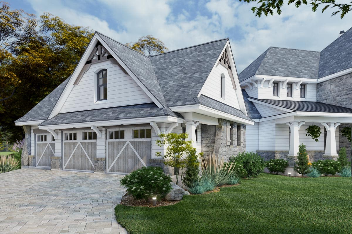 Plan 16847WG: Traditional Family Home Plan with Circular Stair and Upstairs Expansion - 3349 Sq Ft - Image #9 - Coastal, Country, Craftsman, European, Mountain, New American, Southern, Traditional