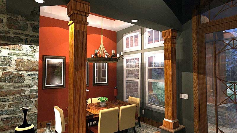 Plan 16850WG: Rugged Craftsman House Plan with Striking Curb Appeal - Image #14 - Craftsman, Mountain, New American, Northwest, Rustic, Vacation