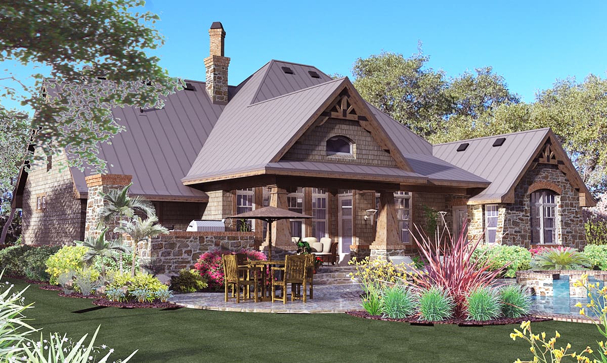 Plan 16850WG: Rugged Craftsman House Plan with Striking Curb Appeal - Image #9 - Craftsman, Mountain, New American, Northwest, Rustic, Vacation