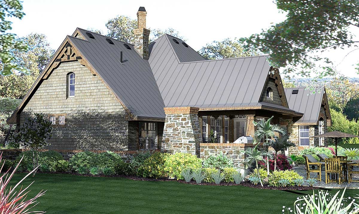 Plan 16850WG: Rugged Craftsman House Plan with Striking Curb Appeal - Image #12 - Craftsman, Mountain, New American, Northwest, Rustic, Vacation