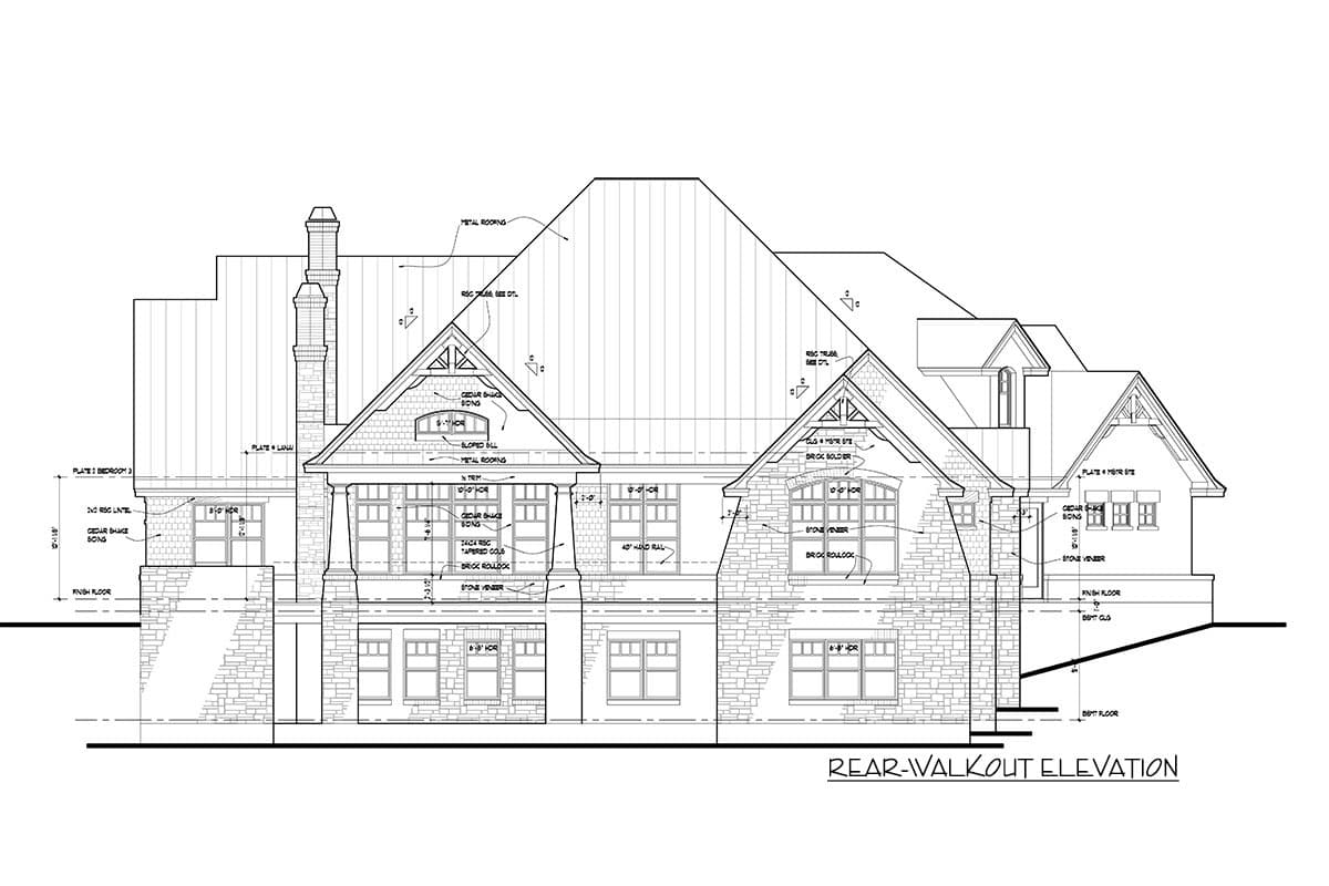 Plan 16851WG: Rugged Craftsman Dream Home Plan - 2847 Sq Ft - Image #26 - Craftsman, Hill Country, Mountain, Rustic