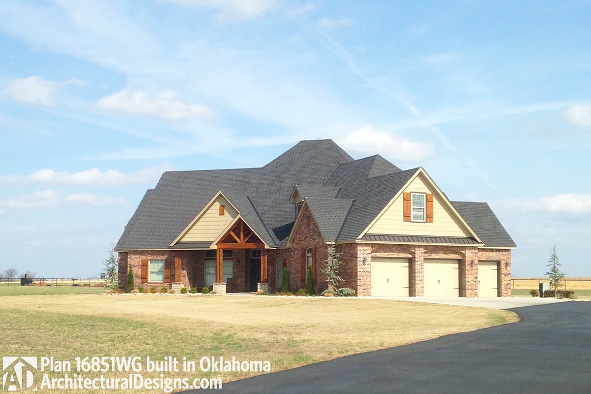 build gallery item - House Plan 16851WG Client-Built in Oklahoma
