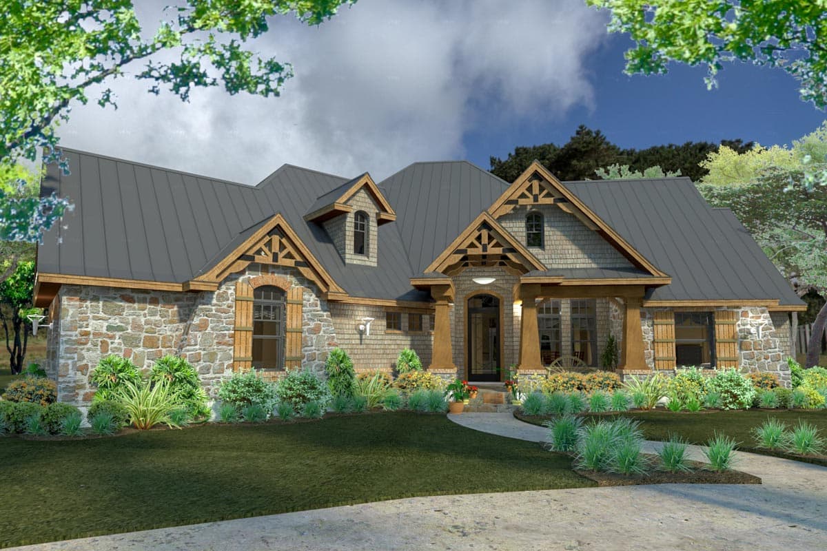 Plan 16851WG: Rugged Craftsman Dream Home Plan - 2847 Sq Ft - Image #13 - Craftsman, Hill Country, Mountain, Rustic