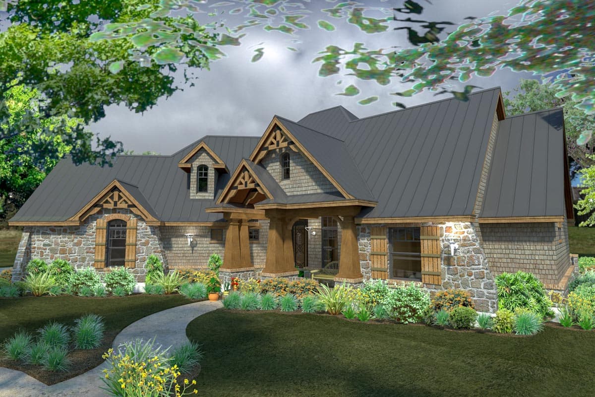 Plan 16851WG: Rugged Craftsman Dream Home Plan - 2847 Sq Ft - Image #14 - Craftsman, Hill Country, Mountain, Rustic