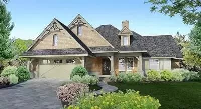 Rustic Craftsman Cottage with Bonus