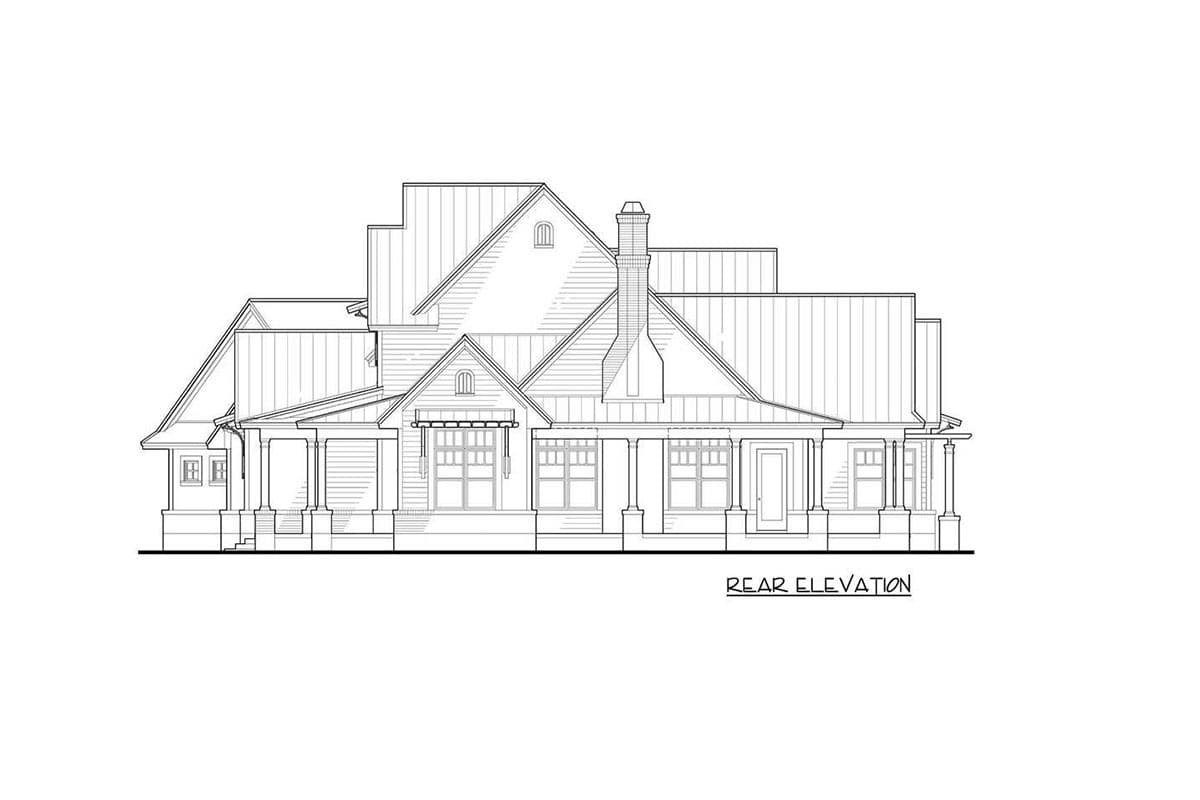 Plan 16853WG: Elegant 3-Bed Farmhouse with Great Outdoor Living Spaces - 2984 Sq Ft - Image #38 - Country, Craftsman, Farmhouse, Modern Farmhouse, New American, Traditional