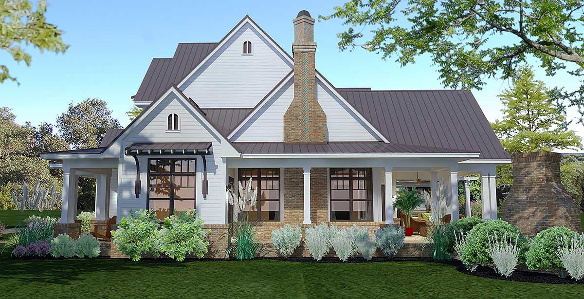 Plan 16853WG: Elegant 3-Bed Farmhouse with Great Outdoor Living Spaces - 2984 Sq Ft - Image #36 - Country, Craftsman, Farmhouse, Modern Farmhouse, New American, Traditional