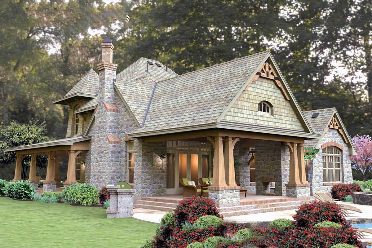 Plan 16858WG: Lovely Spaces Inside and Out - Image #6 - Craftsman, Mountain, Northwest, Vacation