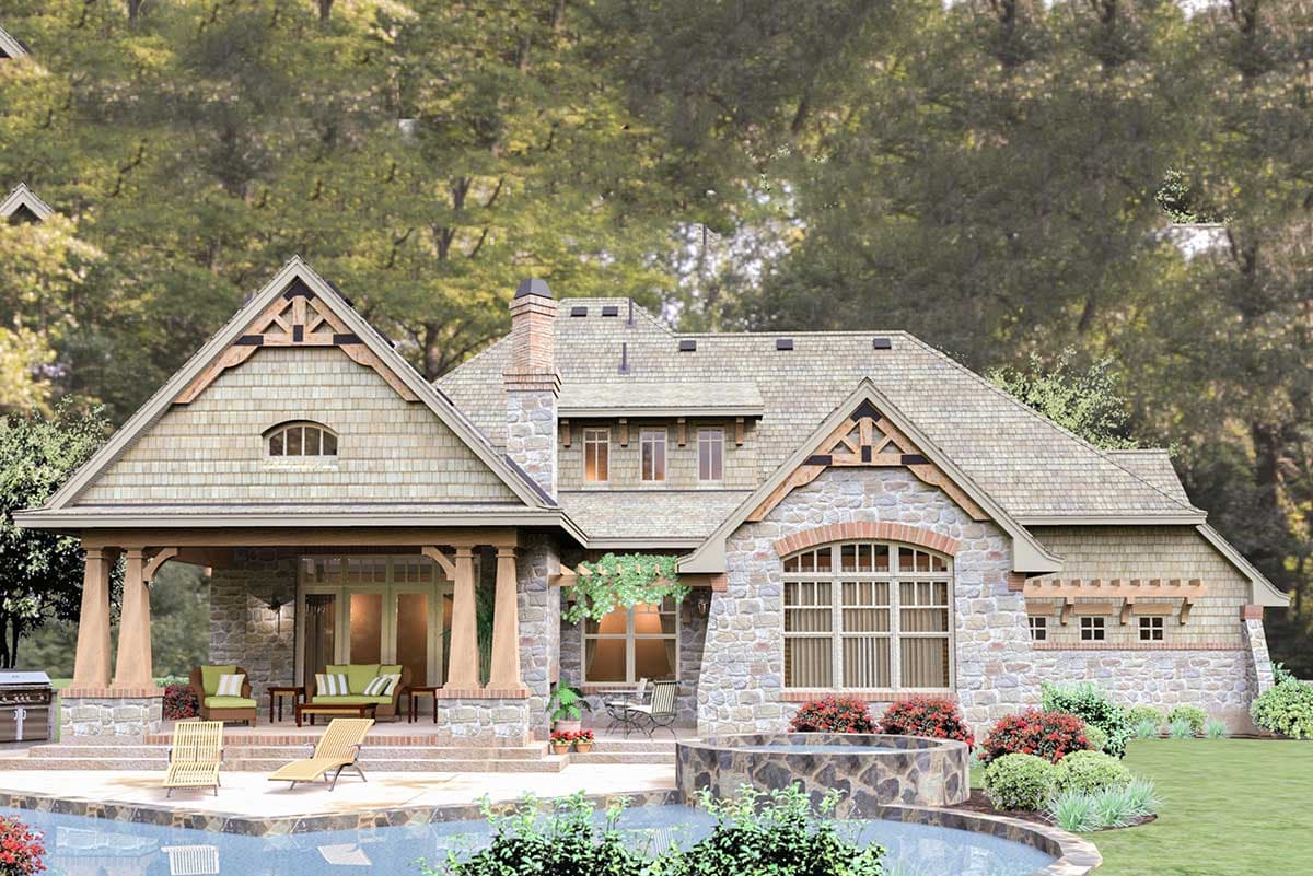 Plan 16858WG: Lovely Spaces Inside and Out - Image #7 - Craftsman, Mountain, Northwest, Vacation