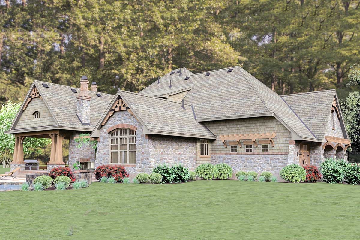 Plan 16858WG: Lovely Spaces Inside and Out - Image #8 - Craftsman, Mountain, Northwest, Vacation