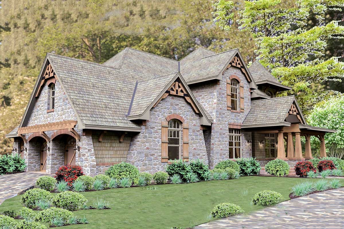 Plan 16858WG: Lovely Spaces Inside and Out - Image #10 - Craftsman, Mountain, Northwest, Vacation