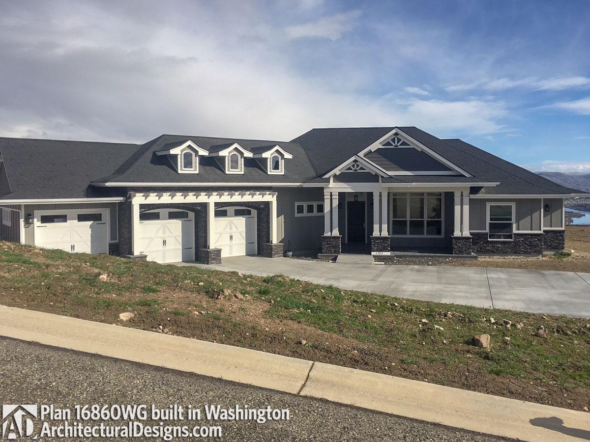 build gallery item - House Plan 16860WG comes to life in Washington