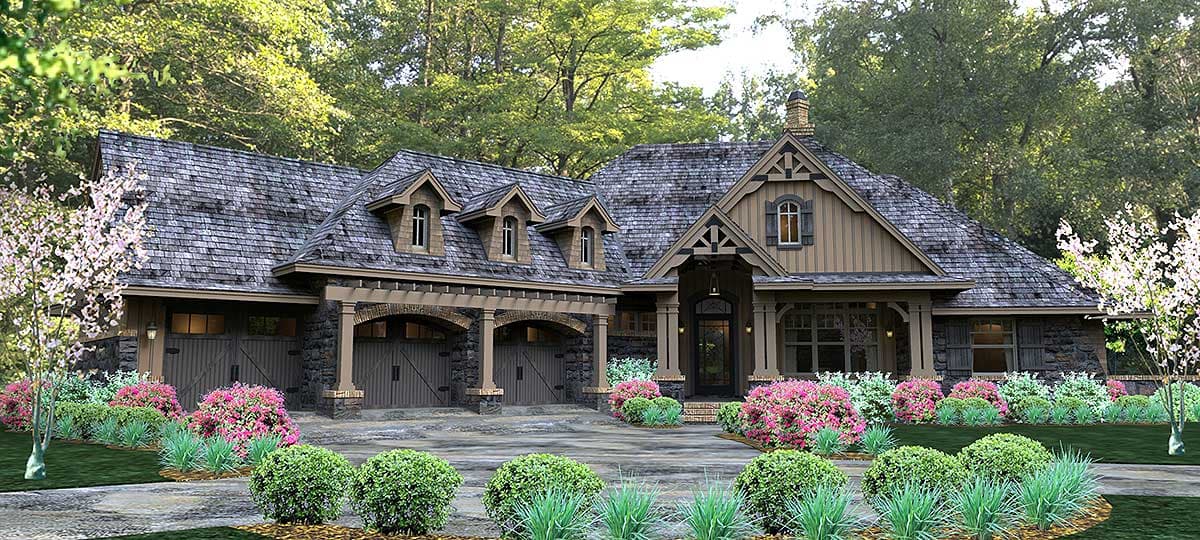 Plan 16860WG: New Look Mountain Retreat - Image #10 - Cottage, Craftsman, Mountain, Northwest, Rustic