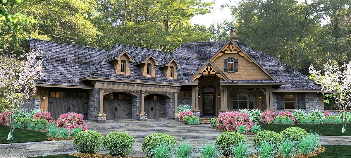 Plan 16860WG: New Look Mountain Retreat - Image #11 - Cottage, Craftsman, Mountain, Northwest, Rustic