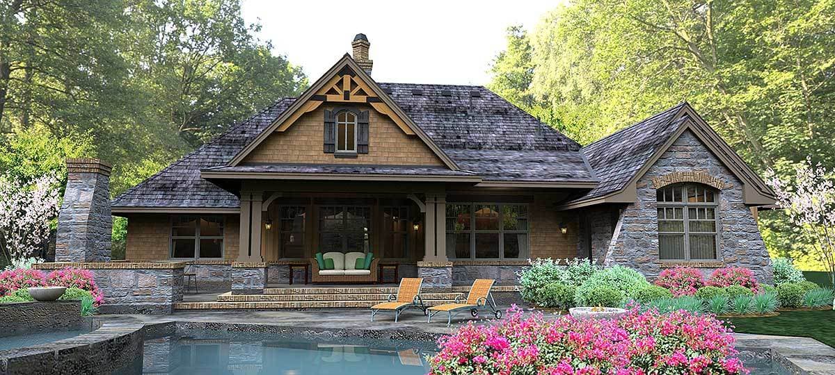 Plan 16860WG: New Look Mountain Retreat - Image #15 - Cottage, Craftsman, Mountain, Northwest, Rustic