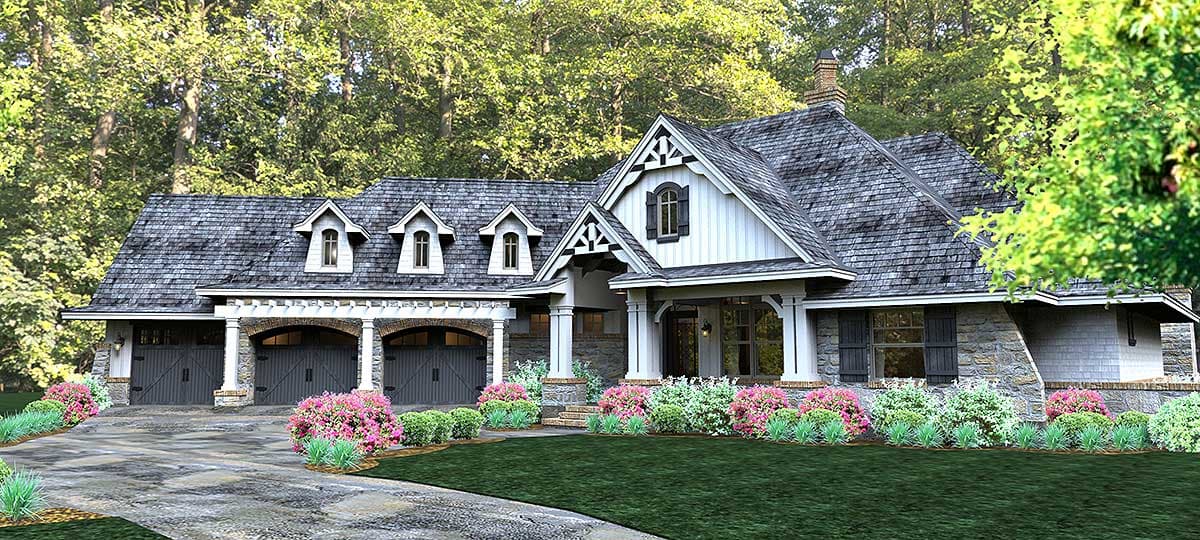 Plan 16860WG: New Look Mountain Retreat - Image #7 - Cottage, Craftsman, Mountain, Northwest, Rustic