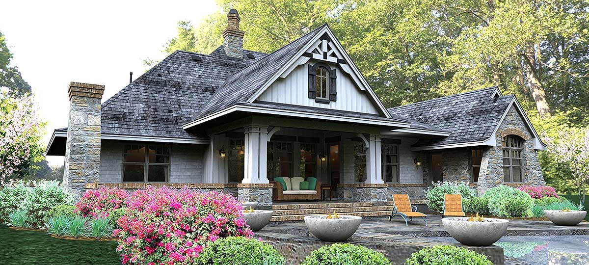 Plan 16860WG: New Look Mountain Retreat - Image #12 - Cottage, Craftsman, Mountain, Northwest, Rustic