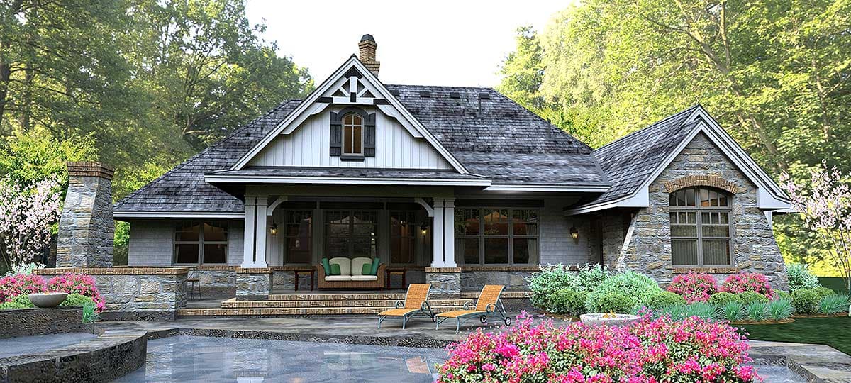 Plan 16860WG: New Look Mountain Retreat - Image #13 - Cottage, Craftsman, Mountain, Northwest, Rustic